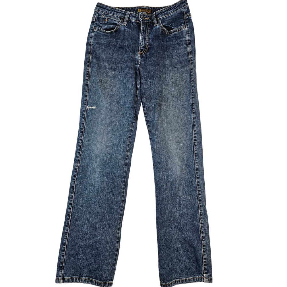 Aura from Women at Wrangler Medium Wash Regular Rise Straight Leg Jeans 31x31